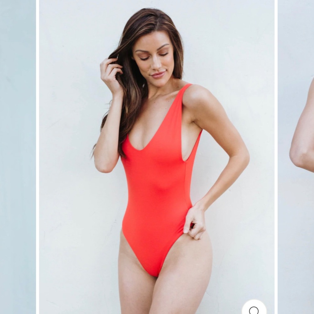 Londre “The Minimalist” Swimsuit - Fiesta Red